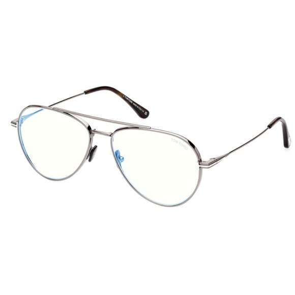 NEW TOM FORD SILVER METAL EYEGLASSES TOM FORD EYEWEAR